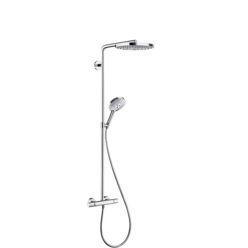 Hansgrohe 27129401 Raindance Select Select Shower Trim Package with Multi Function Shower Head - Less Rough-in Valve in Brushed Nickel