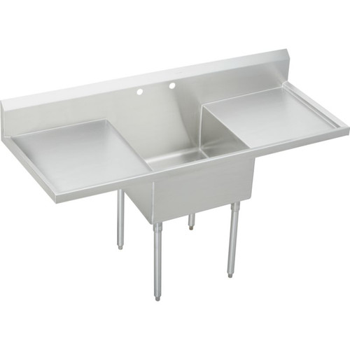 WNSF8130LROF1 Commercial Scullery Sink with Single Faucet Hole in Buffed Satin WNSF8130LROF1 Commercial Scullery Sink with Single Faucet Hole in Buffed Satin