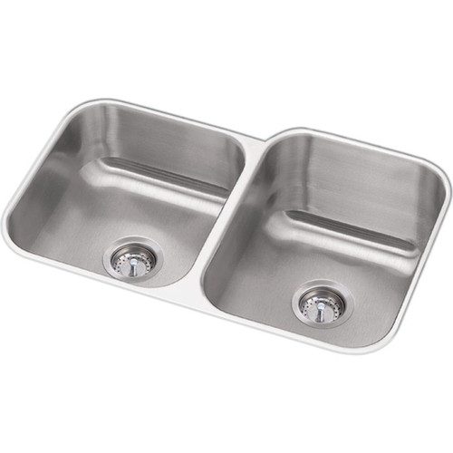 DXUH312010LDF Stainless Steel Double Bowl Undermount Sink and Faucet Kit in Radiant Satin DXUH312010LDF Stainless Steel Double Bowl Undermount Sink and Faucet Kit in Radiant Satin