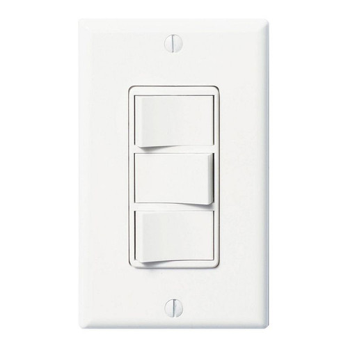 Panasonic WhisperControl FV-WCSW31-W Polypropylene Bath Fan Switch In White Panasonic WhisperControl FV-WCSW31-W Polypropylene Bath Fan Switch In White