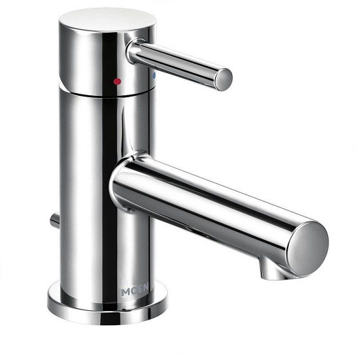 6191 Single Handle Single Hole Bathroom Faucet in Chrome