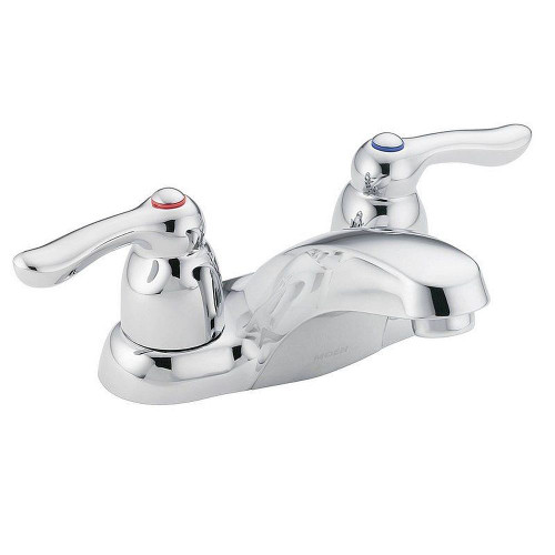 8915 Double Handle Centerset Bathroom Faucet in Chrome