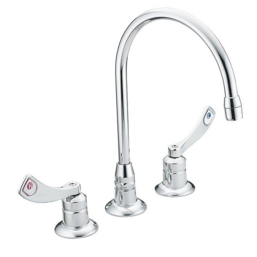 8225 Double Handle Kitchen Faucet in Chrome