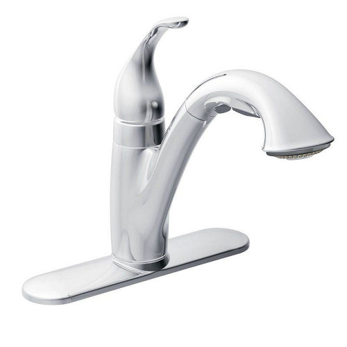 67545C Camerist Single Handle Pullout Kitchen Faucet in Chrome