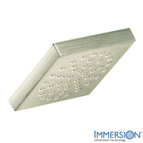 6 3/8in Single Function Shower Head in Brushed Nickel