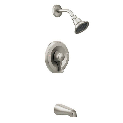T8389EP15CBN Bath and Shower Faucet with Posi-Temp Pressure Balanced Trim in Classic Brushed Nickel