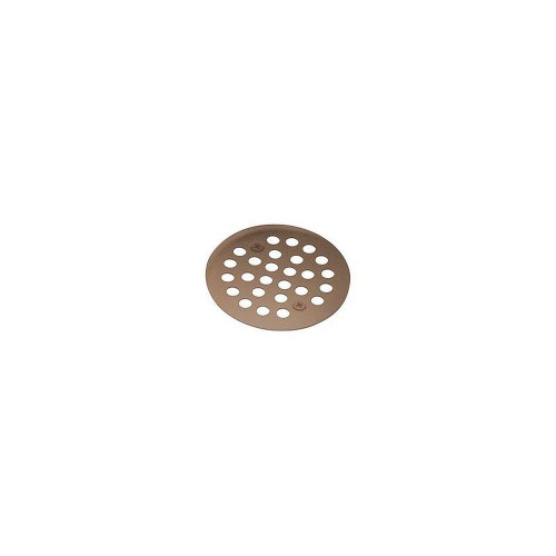 4-1/4in Round Shower Drain Cover with Screw Installation in Oil Rubbed Bronze