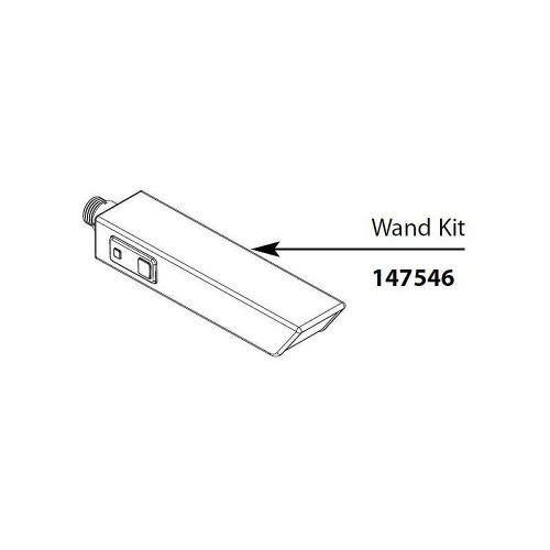 147546CSL Wand Kit in Classic Stainless
