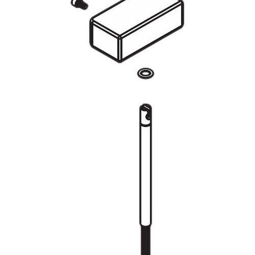 Lift Rod for Two-Handle Roman Tub Faucet in Chrome