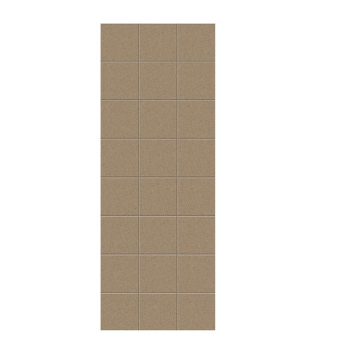 SSSQ-3696-1-091 36-in W x 96-in H Solid Surface Shower Wall Panel in Barley