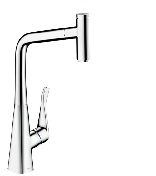 Metris Select HighArc Kitchen Faucet, 1-Spray Pull-Out, 1.75 GPM, In Chrome
