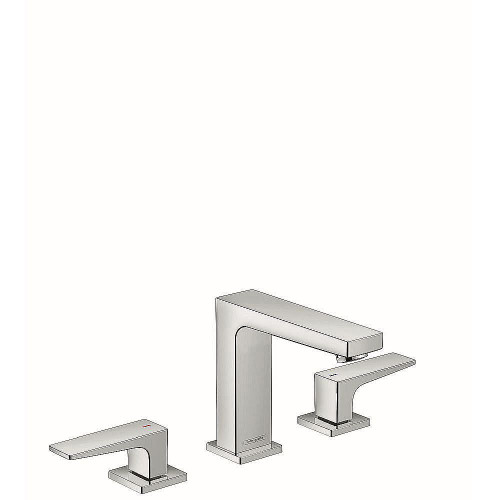 32516001 Metropol Widespread Faucet 110 with Lever Handles and Pop-Up Drain, 1.2 GPM, In Chrome