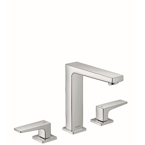 Hansgrohe 32519001 Metropol Widespread Faucet 160 with Lever Handles, 1.2 GPM, In Chrome