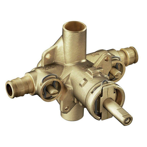 1/2 Inch Uponor (PEX) Posi-Temp Pressure Balancing Rough-In Valve (With Stops) 1/2 Inch Uponor (PEX) Posi-Temp Pressure Balancing Rough-In Valve (With Stops)
