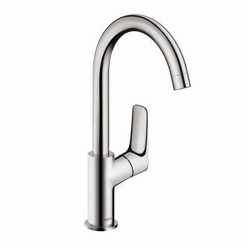 Hansgrohe 71130001 Logis Single-Hole Faucet 210 with Swivel Spout and Pop-Up Drain, 1.2 GPM, In Chrome Hansgrohe 71130001 Logis Single-Hole Faucet 210 with Swivel Spout and Pop-Up Drain, 1.2 GPM, In Chrome