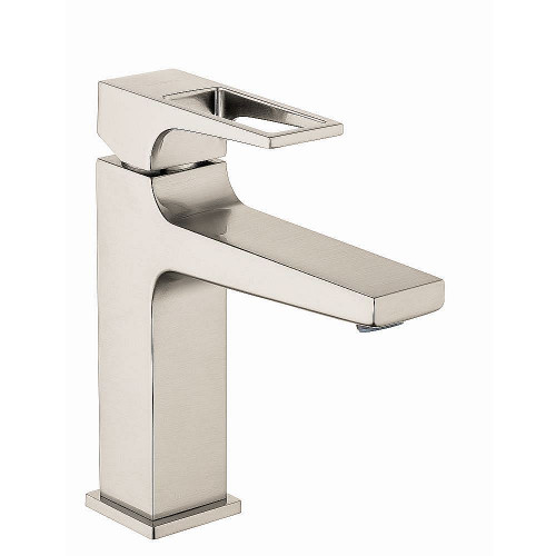Hansgrohe 74506821 Metropol Single-Hole Faucet 110 with Loop Handle and Pop-Up Drain, 1.2 GPM, In Brushed Nickel Hansgrohe 74506821 Metropol Single-Hole Faucet 110 with Loop Handle and Pop-Up Drain, 1.2 GPM, In Brushed Nickel