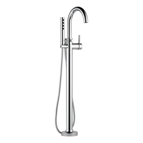 T70175-PC Single Handle Freestanding Tub Filler Trim in Polished Chrome