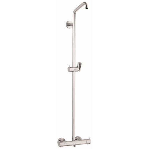 Croma Showerpipe without Shower Components, In Brushed Nickel