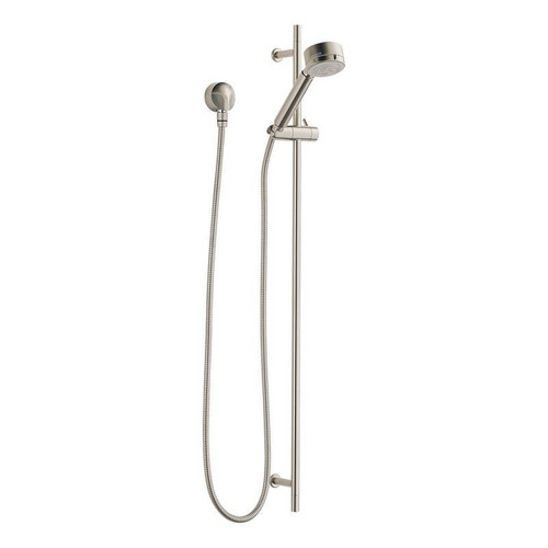 85521-BN Hand Shower Package Includes Slide Bar, Hose, and Wall Supply in Brushed Nickel 85521-BN Hand Shower Package Includes Slide Bar, Hose, and Wall Supply in Brushed Nickel