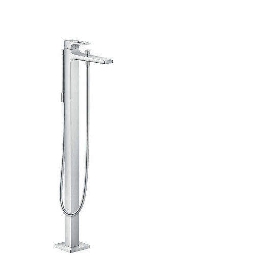 74532001 Metropol Freestanding Tub Filler Trim with Loop Handle and 1.75 GPM Handshower, In Chrome