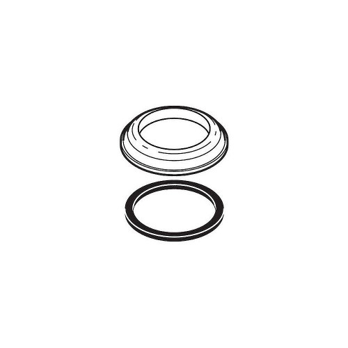 Base with Gasket in Brilliance Brushed Nickel