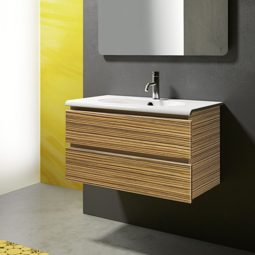 80 Series Base Cabinet Zebra Wood