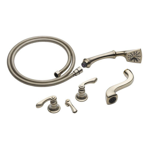 Roman Tub Faucet Trim with Built-in Diverter in Brushed Nickel