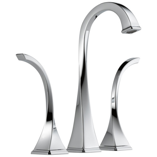 Two Handle Widespread Vessel Lavatory Faucet in Chrome Finish, 1.2gpm Flow Rate