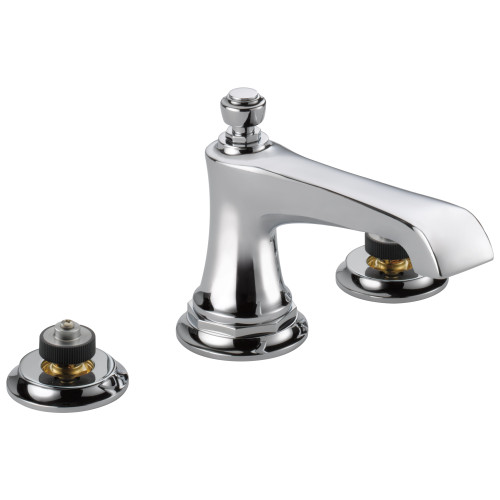65360LF-PCLHP-ECO Widespread Lavatory Faucet Less Handles in Chrome Finish, 1.2gpm Flow Rate