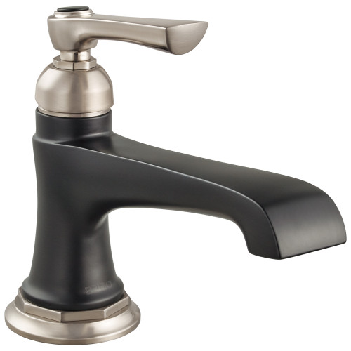 Single Handle Single Hole Lavatory Faucet in Luxe Nickel/Matte Black Finish, 1.2gpm Flow Rate Single Handle Single Hole Lavatory Faucet in Luxe Nickel/Matte Black Finish, 1.2gpm Flow Rate