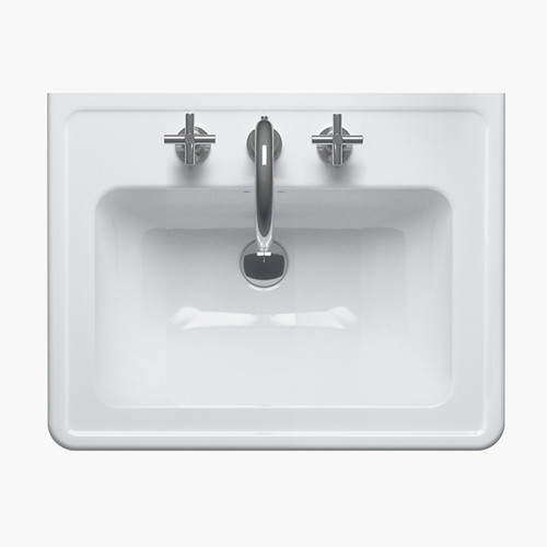 60 Series 23.62-in W x 18.11-in L Sink White