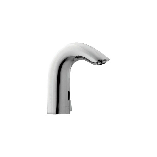 Electronic Battery Operated Single Hole Bathroom Faucet with Temperature Mixer in Chrome