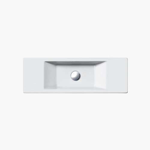 75 Series 29.5-in W x 9.84-in L Sink White