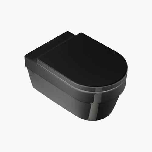 55 Series 1-Piece Toilet Black