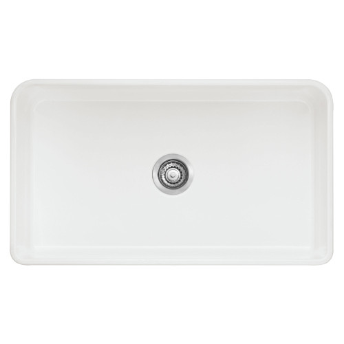 SINK 33X19 NHL SGL BWL 525012 WHITE APRON FRONT CERANA