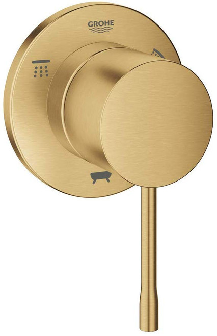 3-Way Diverter in Brushed Cool Sunrise Finish