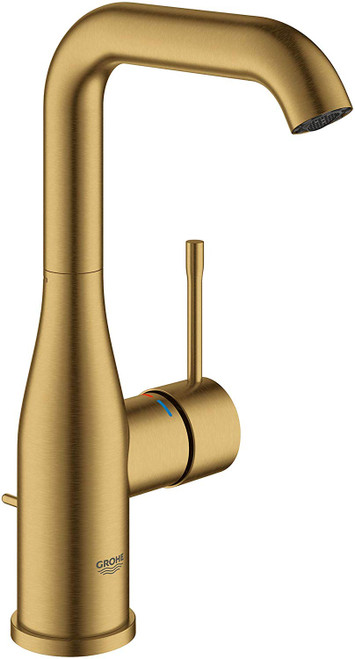 Single-Handle Bathroom Faucet, Large Size in Brushed Cool Sunrise Finish
