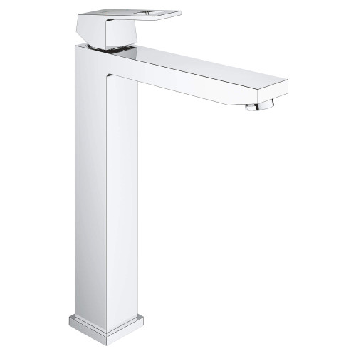 Grohe KFD-23671000 Eurocube Bathroom Vessel Faucet with Pop-Up Drain, Chrome Grohe KFD-23671000 Eurocube Bathroom Vessel Faucet with Pop-Up Drain, Chrome