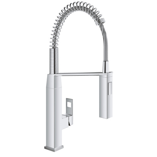 KKS-31401000 Eurocube Kitchen Faucet with Soap Dispenser, Chrome
