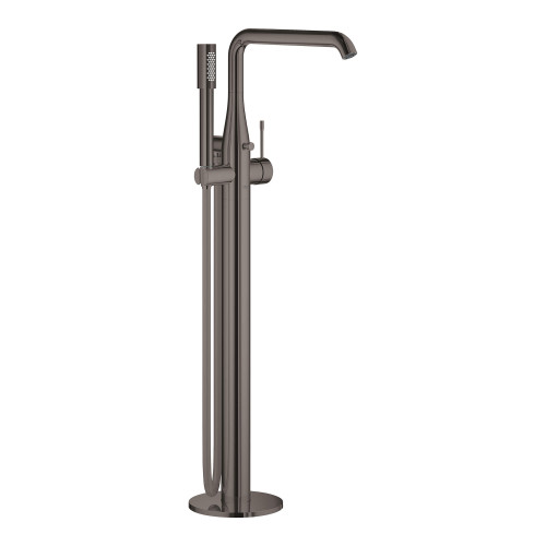 KTR-23491A0A Essence Floor-Mounted Tub Filler with Rough-in, Hard Graphite