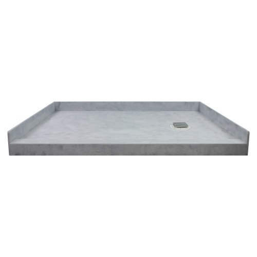 Ready to Tile 60-in Long x 32-in Wide Shower Base with Right Hand Drain in Dark Grey Ready to Tile 60-in Long x 32-in Wide Shower Base with Right Hand Drain in Dark Grey