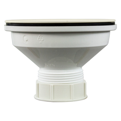 3.5-in Plastic Strainer in Biscuit