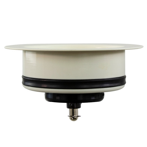 3.5-in Plastic Disposal Strainer in Biscuit