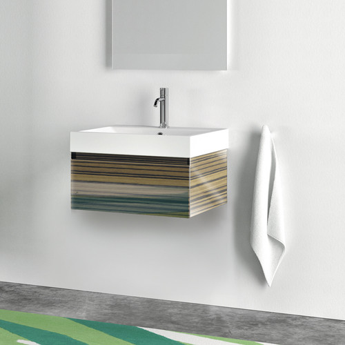 60 Series Base Cabinet Zebra Wood