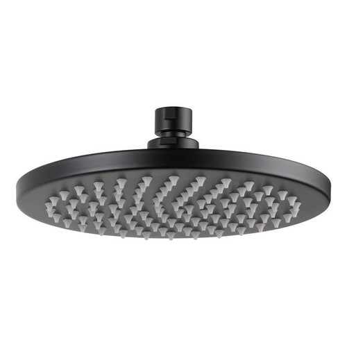 81375-BL Single Function Raincan Shower Head in Matte Black