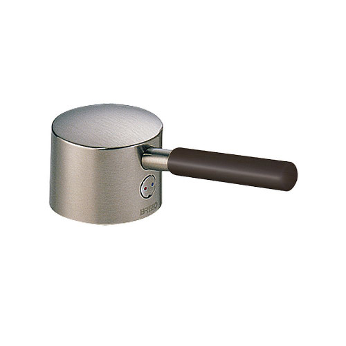Single Wenge Wood Handle Blade Kit in Brilliance Brushed Nickel
