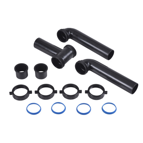 1-1/2" x 16" Center to Center, Hi-Line/Slip Joint Combination w/ Baffle Tee, Bagged