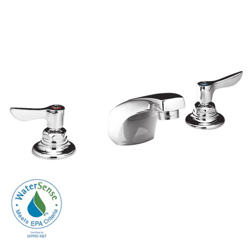 Widespread 1.5 GPM Faucet with Lever Handles in Chrome