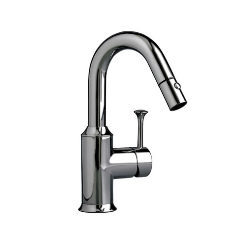 Pull-Down 2.2 GPM Bar Faucet with Adjustable Spray Patterns in Stainless Steel Pull-Down 2.2 GPM Bar Faucet with Adjustable Spray Patterns in Stainless Steel