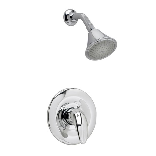 Shower Trim Kit with Metal Lever Handles in Chrome